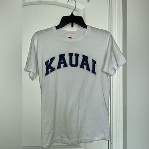 Hanes White Kauai T-shirt Small